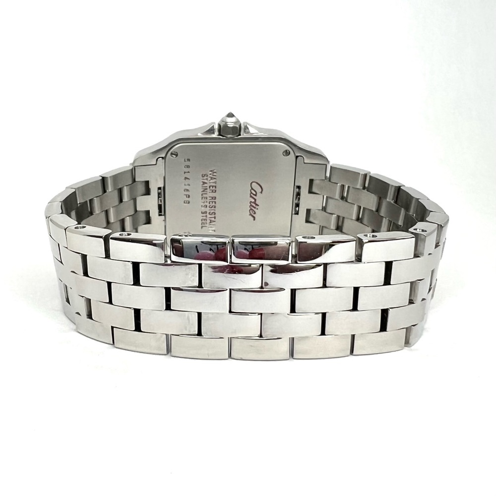 CARTIER SANTOS DEMOISELLE Quartz 26mm Steel 2.59TCW DIAMOND Watch - Picture 7 of 7